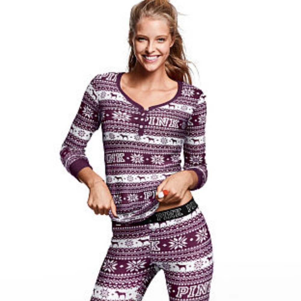 Victorias secret pink pajamas